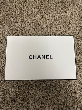 CHANEL White Box with Black Logo